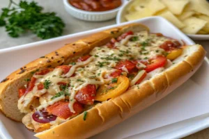 Image of a Homemade Sub in a Tub emphasizing its simplicity and ease of preparation. The photo might show the sub being quickly assembled with pre-prepared ingredients, highlighting it as a convenient meal option.