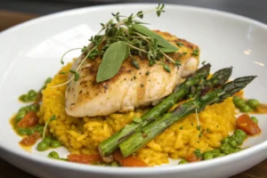 "An assortment of unique variations of chicken and yellow rice."

